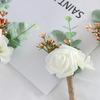Artificial Corsage Simulation Flowers Wedding Supplies For Grooms Bridal Groomsmen Bridesmaids