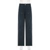 Casual Loose Rivet Jeans Wide Leg Pants Basic Low-Waisted Straight Pants Women Streetwear