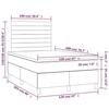VidaXL Sommier à Lattes de Lit avec Matelas et LED, Lit Rembourré, Lit Double, Lit Adulte de Chambre à Coucher Intérieur, 3135501