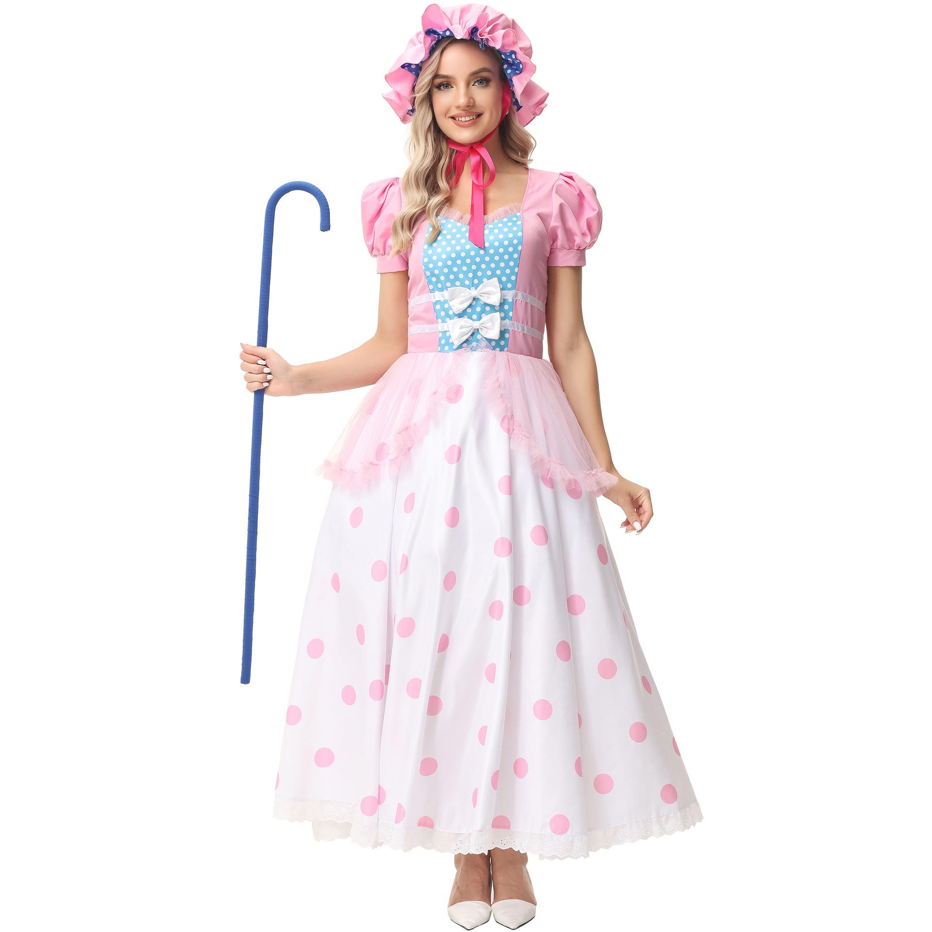 

Toy Story pink ecret Honey princess dress, Halloween day role-playing stage dress XL
