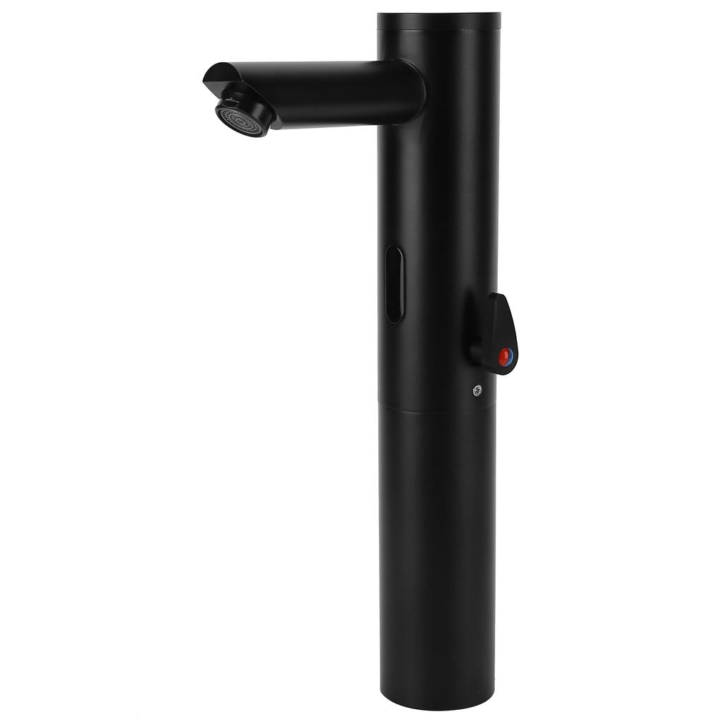 Automatic Sensor Faucet Brass Touchless Faucet with Hot and Cold Integration Black for Kitchen and