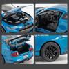 Large Size 1/18 Mustang Shelby GT500 Alloy Diecasts Sports Car Models 4 Doors Can Be Opened Metal Vehicles for Kids Toys Gifts