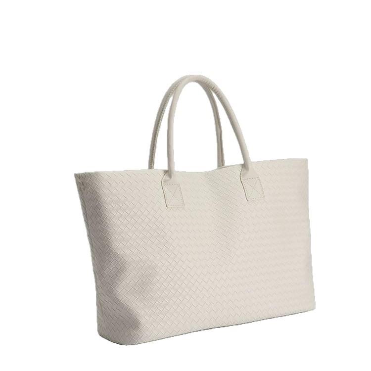 2025 New Women's Bag Fashion Versatile Woven Bag Large Capacity Shoulder Bag Commuter Tote Bag Textured Handbag Trendy