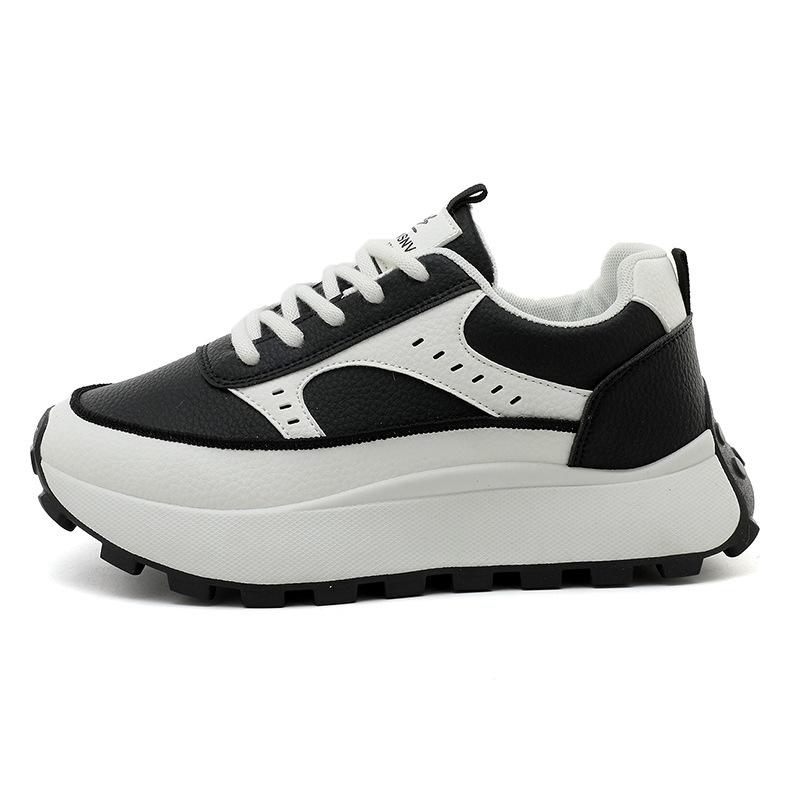 

YBF dad shoes new autumn thick sole light autumn and winter leisure sports 35 чёрный