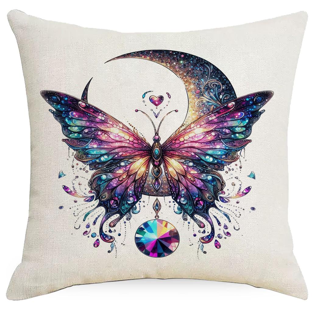 Fantasy and Mysterious Moon Printed Sofa Pillow Living Room Decorative Seat Cushion Pillow