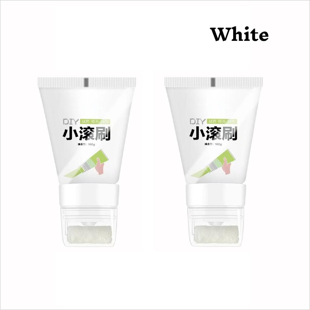 100g White Wall Repair Paste Roller DIY Patching Wall Latex Paint Drywall Repaint Brush Remove Stains Graffiti Home Accessories