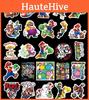 100pcs Super Mario Bros Princess Kawaii Notes Stickers Durable Waterproof Collection