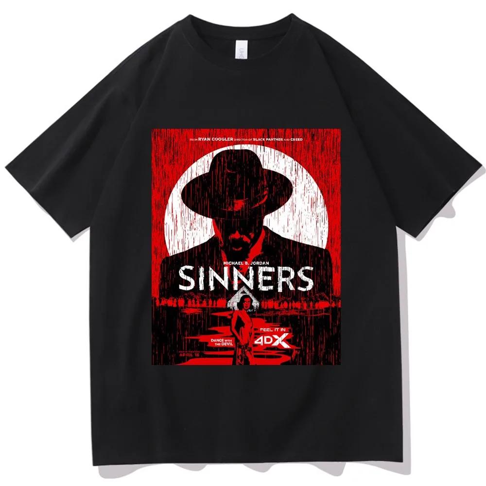 Sinners 2025 Action Movie Tshirt Harajuku Oneck Casual Shirt Gift