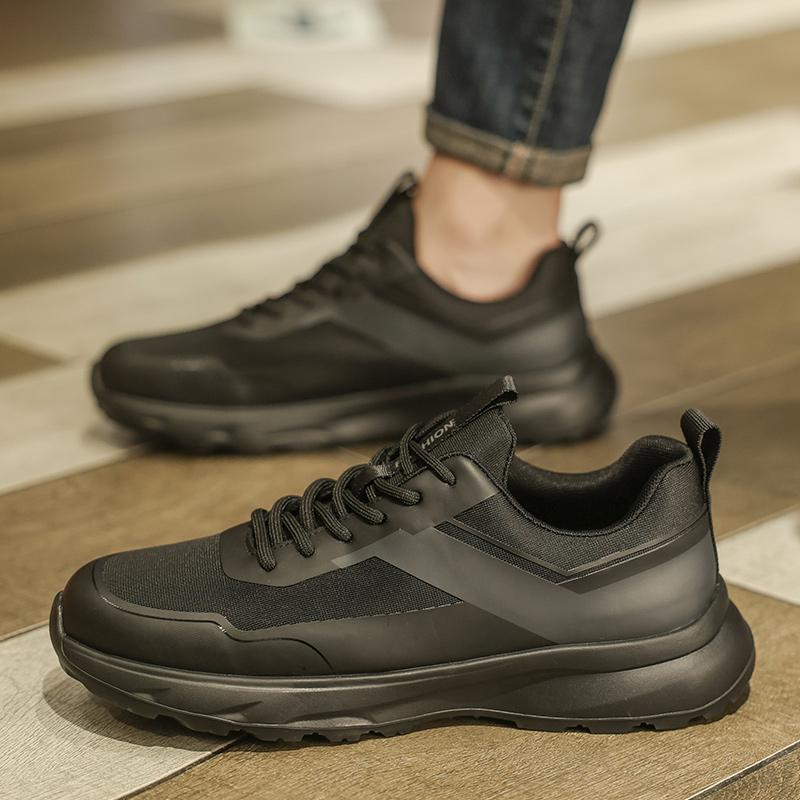 Fashion New Design Leisure Sneakers Training Tennis Shoes Genuine Leather Men's Walking Footwear Casual Shoes Versatile Fashion Trainers