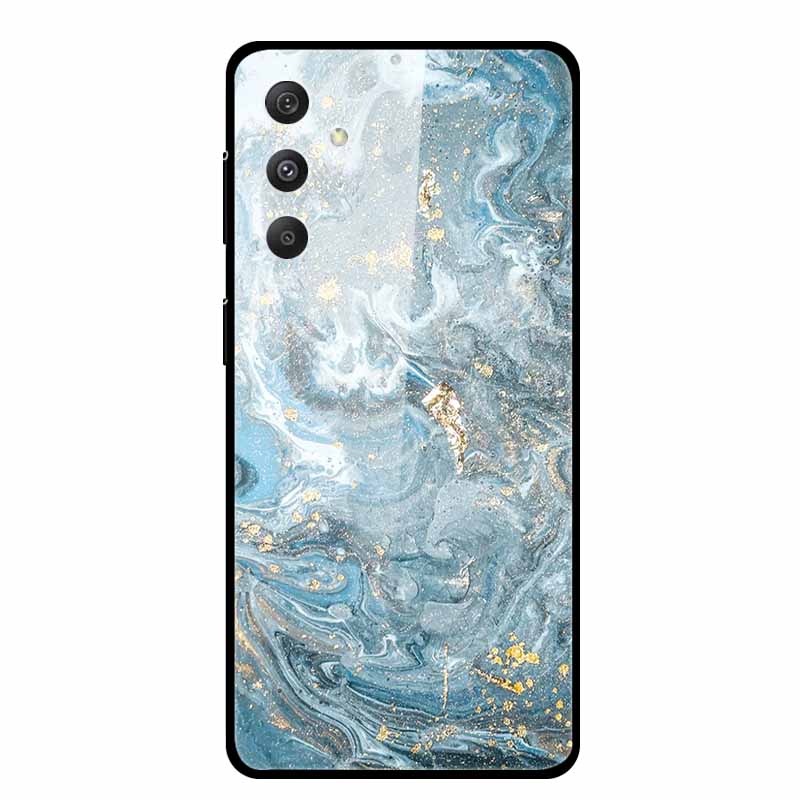 For Samsung Galaxy M54 M34 M14 Case Luxury Tempered Glass Back Cover Hard Case Samsung Galaxy M 54 Capa Fundas Coque Colorful
