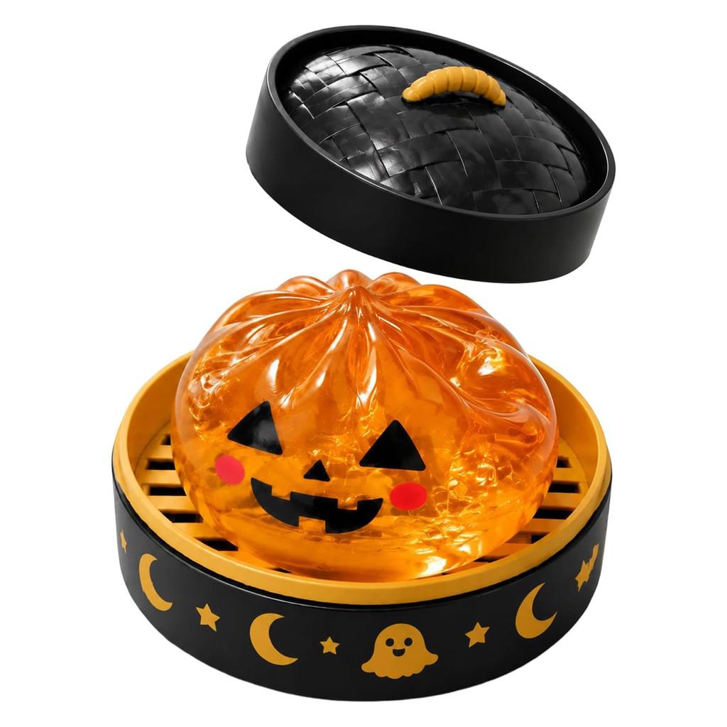 Halloween Cute Fun Spookys Steamers-Dumpling Squeeze Toy Squishies Mysterys Box Spooky Slow-Rising Squeeze Stress Balls