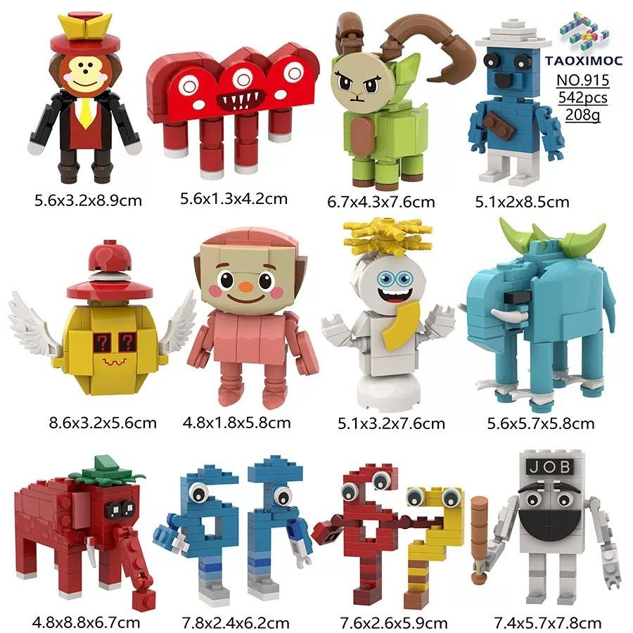 Gehirnfäule Baustein Spielzeugfigur, Kreatives Montage Modellbausatz, Schreibtisch Dekoration Sammlerstück Geschenk für Kinder