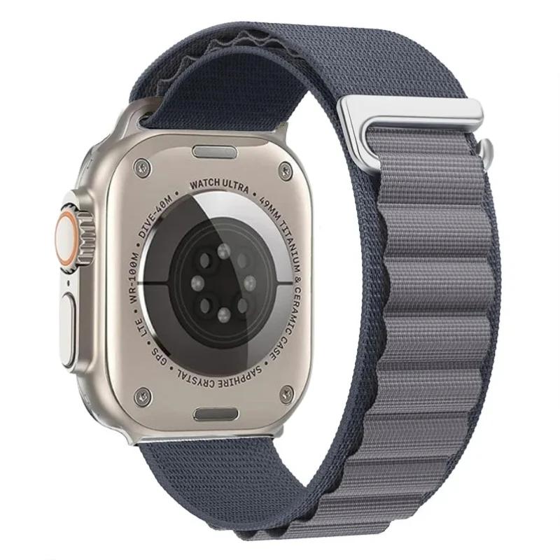 Alpine Loop Strap For Apple Watch Ultra 3 Band 49mm 11 10 9 8 7 46mm 42mm 45mm 41mm Nylon Sport Bracelet iWatch 6 5 SE 44mm Belt