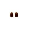 Versatile Simple Temperament White Drip Glaze Stud Earrings Women'S Niche Design High-End Earrings Versatile Earrings