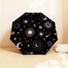 1PC MoonStars Pattern Design Umbrella,Compact Umbrella, All Season, Travel, One Touch Auto Open and Close,Christmas Gift