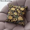Vintage Lotus Floral Throw Pillow Covers Pattern Cushion Cover Suitable for Sofa Bedroom Car Pillow Cover