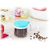 CHAHUA 3-Piece Round Glass Spice Jar Set