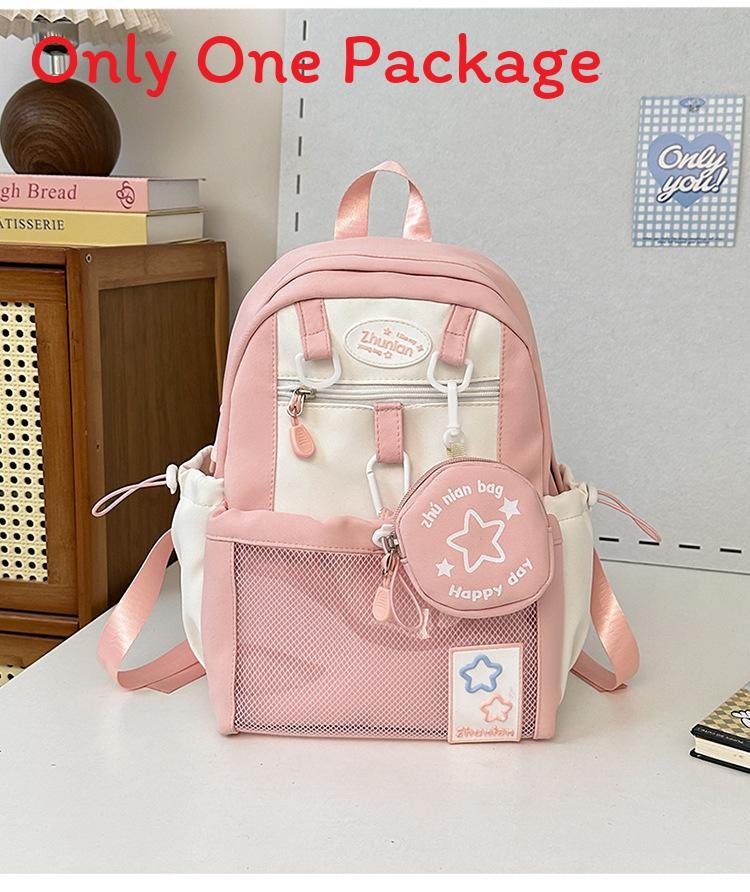 Girl School Backpack With Nylon Material And Design For Teen Students