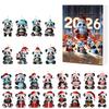 New product cartoon panda acrylic charm holiday calendar gift box toy