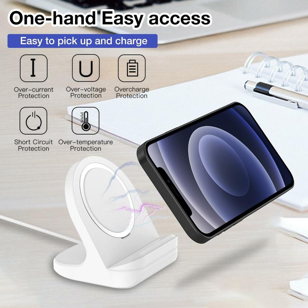 Desktop Phone Charger Stand Silicone Phone Holder For MagSafe-Wireless Charger