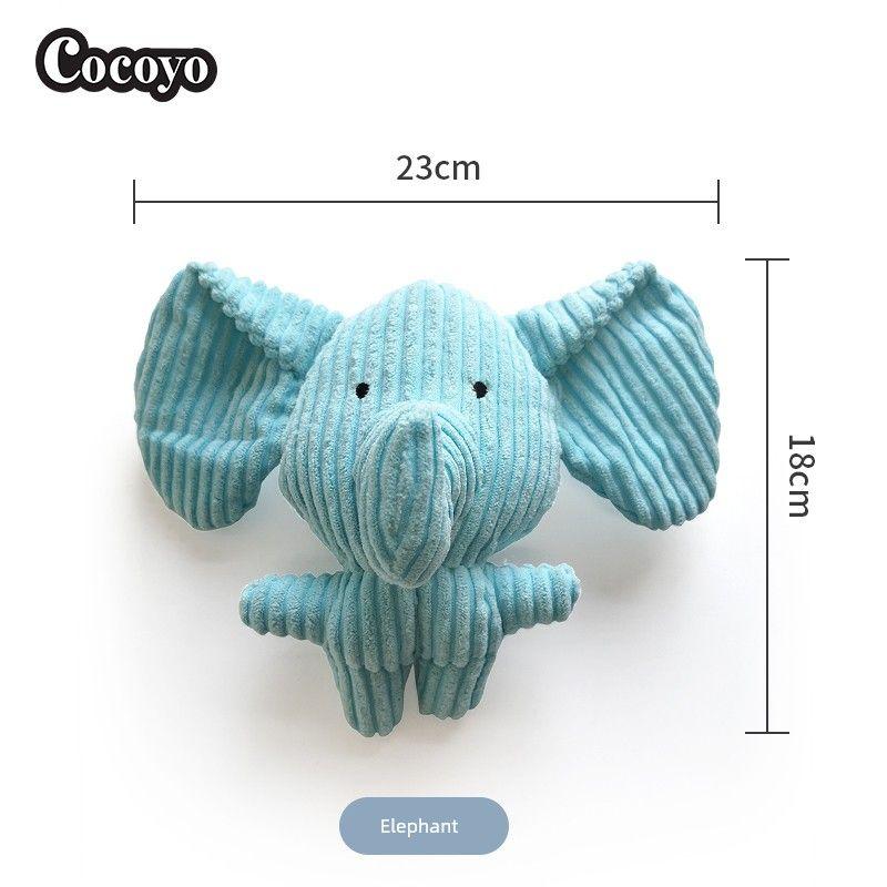 

Yang Claw Cocoyo Dog Stuffed Self-Hi Relieving Stuffy Sound Toy Small Puppy Teddy Molar Cat Pet Supplies Elephant