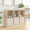 Sideboard with Drawers Sonoma Oak 102 X 32 X 73.5 Cm