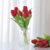 Artificial Tulip Flower 12" Real Touch Long Stem Fake Tulip Flower for Spring Easter