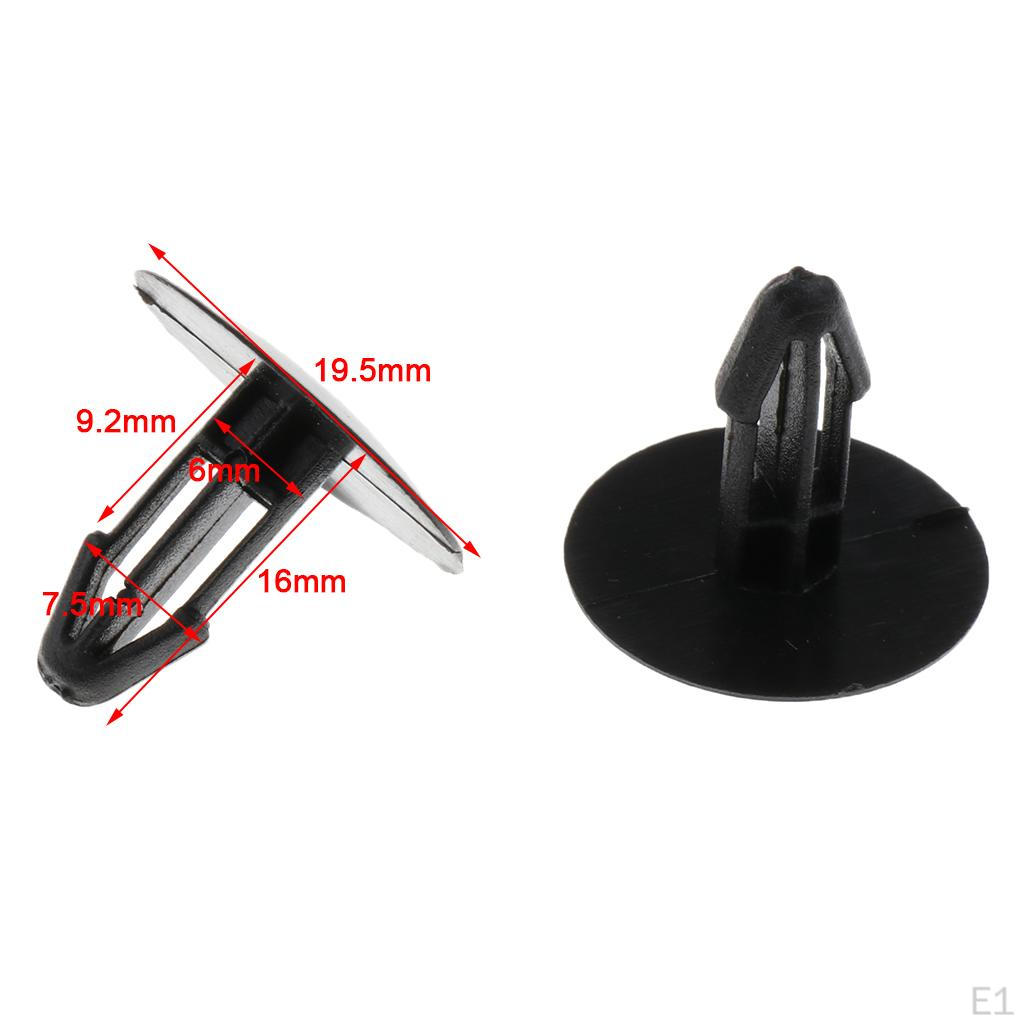 100 Stück Motor-Steckhalterungsclip