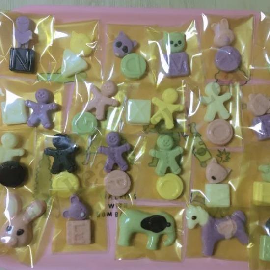 30-58 Chocolate Mould Handmade Candy Jelly Pudding Mold Flower Heart Shape Silicone Moulds Baking Tool