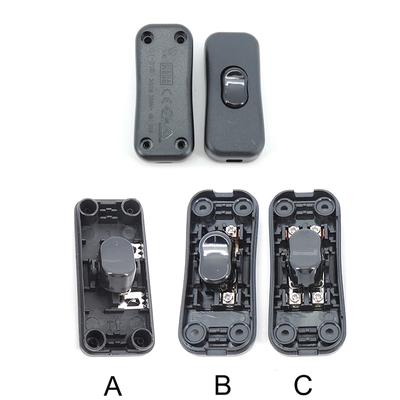 Black 303 Rocker Switch ON OFF Push Button Switch for Table Led Lights Wiring Electric Online Switch 110V 250V