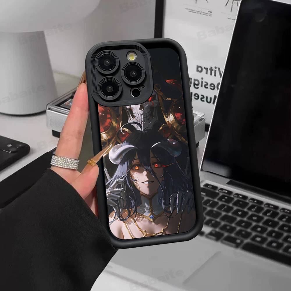 Cartoon Anime A-AlbedoS Phone Case For IPhone 17 16 15 14 13 12 11 Pro Max Plus Silicone Shockproof Case
