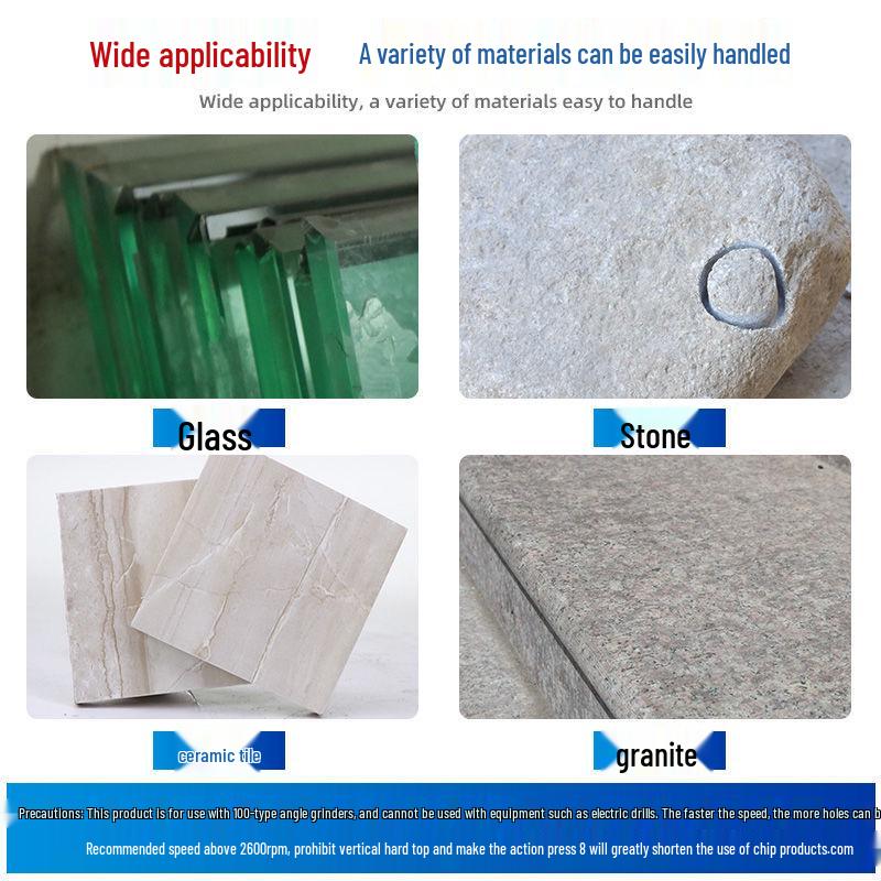 Diamond Hex Shank Glass & Tile Dry Drill Bit