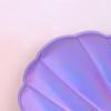 Kompaktní kosmetické zrcátko Pu Leather oboustranná lupa na make-up ve tvaru moře Shell
