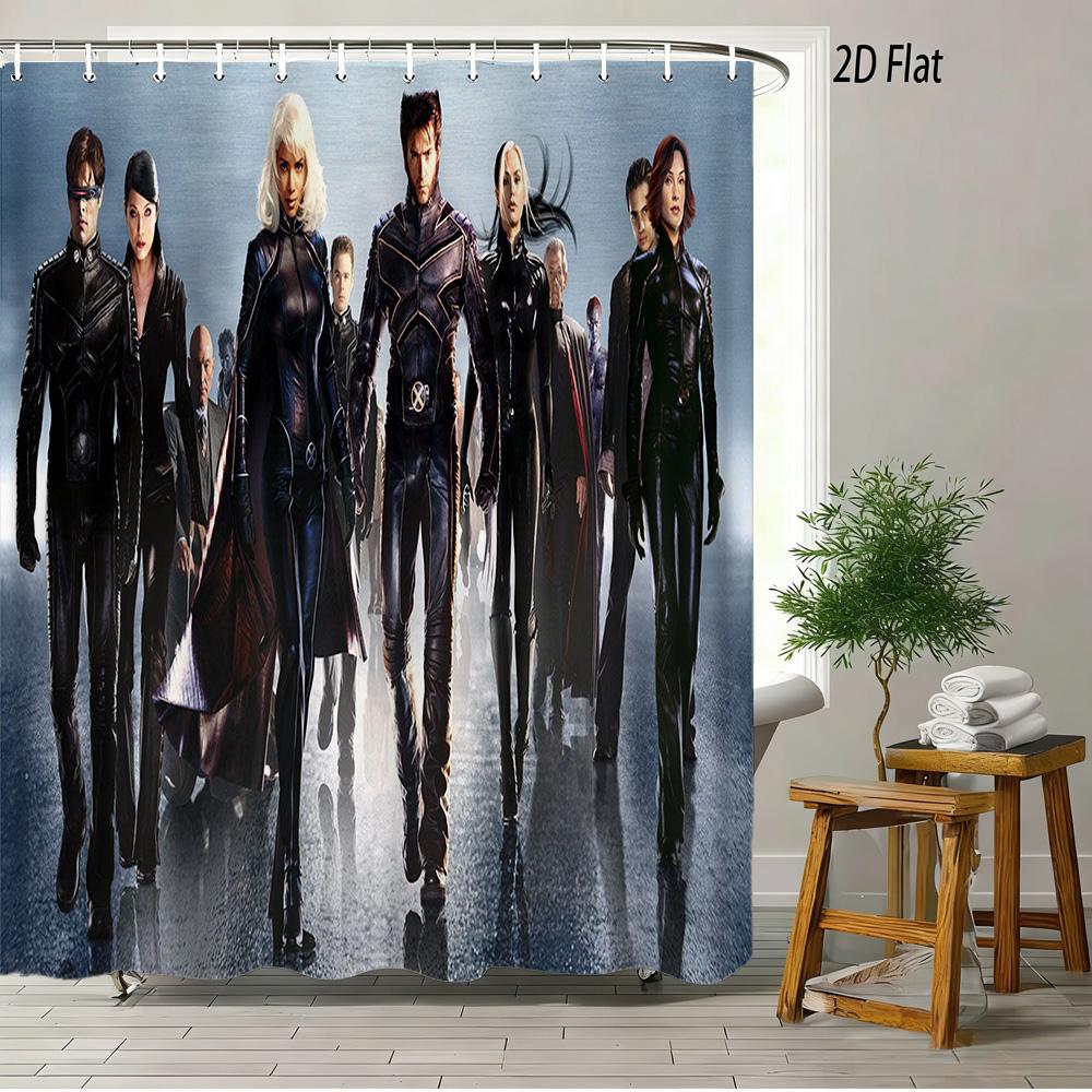 Spider-Man On London Landmark Waterproof Shower Curtain For Superhero Bathroom Decor