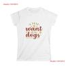 I Just Want All The Dogs Dog Lover Women's Softstyle T Shirt Vintage Washed Stylish Slightly Fashion Designer Clothes