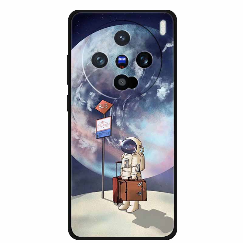

Cartoon Patterns Phone Case For Vivo X100 Ultra pro 5G Soft TPU Silicone Shield Back Cover Funda X 100 Fashion Luxury Bumper VIVO X100 5G