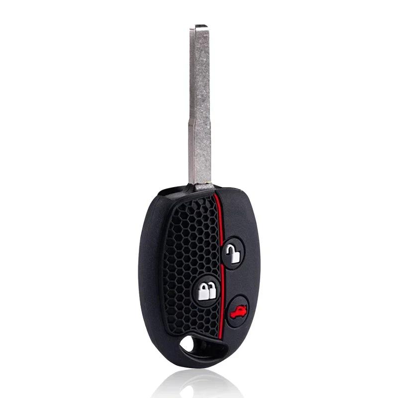Silicone Protection Shell For Ford Mondeo Focus Fusion Fiesta Galaxy Transit 2008 2006 2007 Car Key Case Cover Accessories