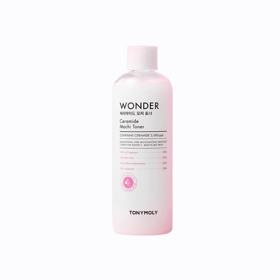 Tonymoly Wonder Ceramide Mochi Toner 500ml (3 Options)