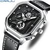 CRRJU New Belt Men's Watch Watch Simple Business Personality Men Fashion Waterproof