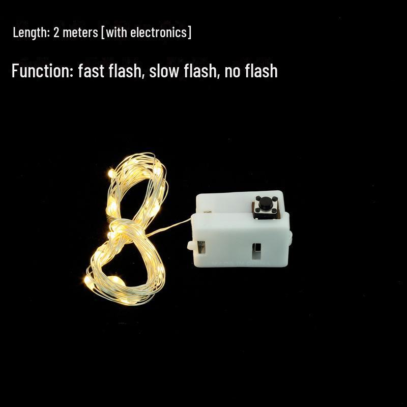 

Светодиодные, кнопочные и медные гирлянды с батарейными отсеками, подарочными коробками и украшениями для вечеринок 2m small square box (with built-in electronics)