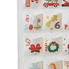 Fabric Christmas Advent Calendar 2026 with 24 Pockets Christmas Hanging Countdown Calendar To Fill Reusable Wall Hanging Bag