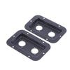 1/3Pcs Black Steel Recessed Speaker Jack Plate Xlr Connector For Dish Board Stage Loudspeaker Diy Accessories