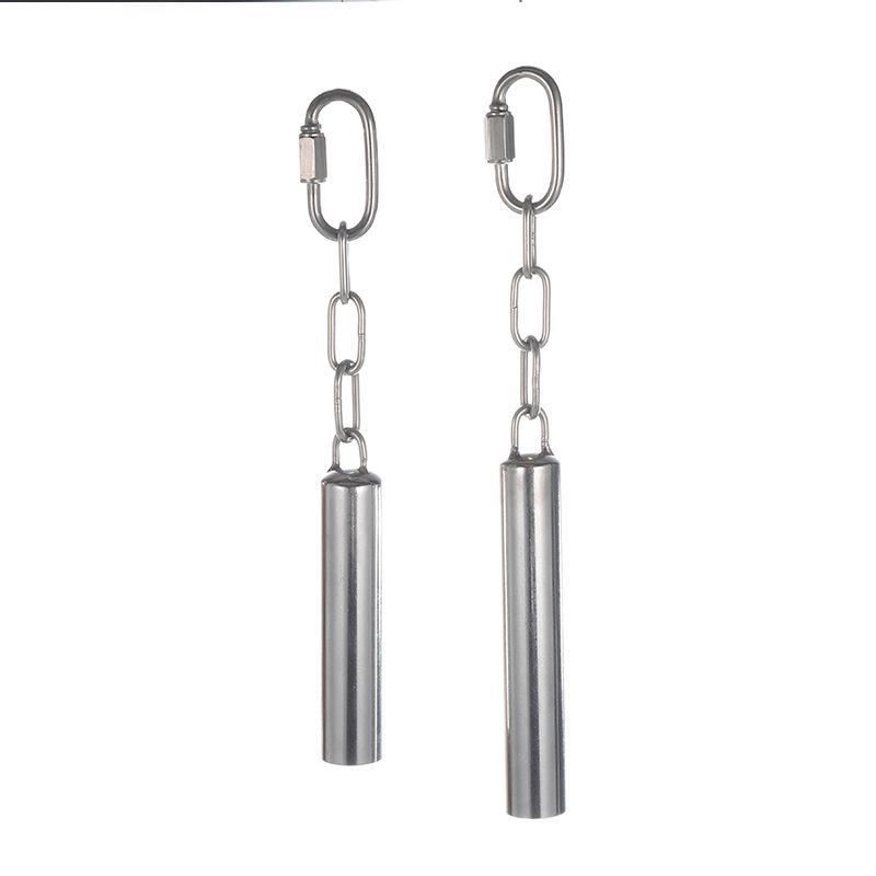 Stainless Steel Bird Bell Chew Toys for Medium and Large Parrots