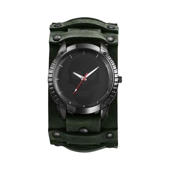 Men s Leather Belt Rock Punk Antique Style: Waterproof Analog Display Quartz Watch Genuine Leather Belt Motorcycle Watch Fashion Watch - Halloween
