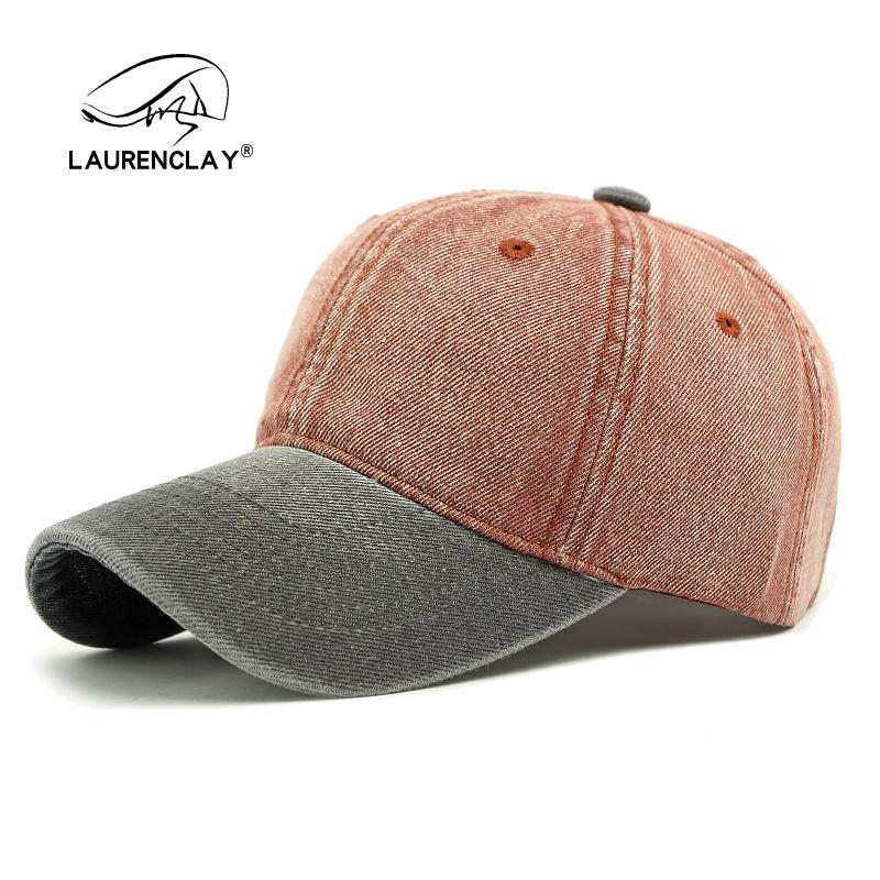 Fashion washed denim baseball cap women's simple outdoor sunscreen personalized color matching cap men's sunshade tide
