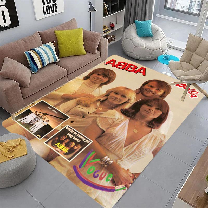 ABBA Ikonisches Musik-Erbe Teppichbodenmatten Wohnzimmer- und Schlafzimmer-Matten Badezimmer-Matte Kunst Mode