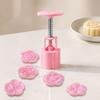 Diy Dessert Making Kit Dual-Head Pastry Mold, 2-in-1 DIY Baking Press Tool for Mooncake Kitchen Supplies Holidays Cookie Cake, Detachable