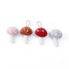 WTEMPO 1PC Christmas Cute Furry Mushroom Shaped Ornaments DIY Christmas Scene Decor Supplies Christmas Tree Decor Hanging Pendents