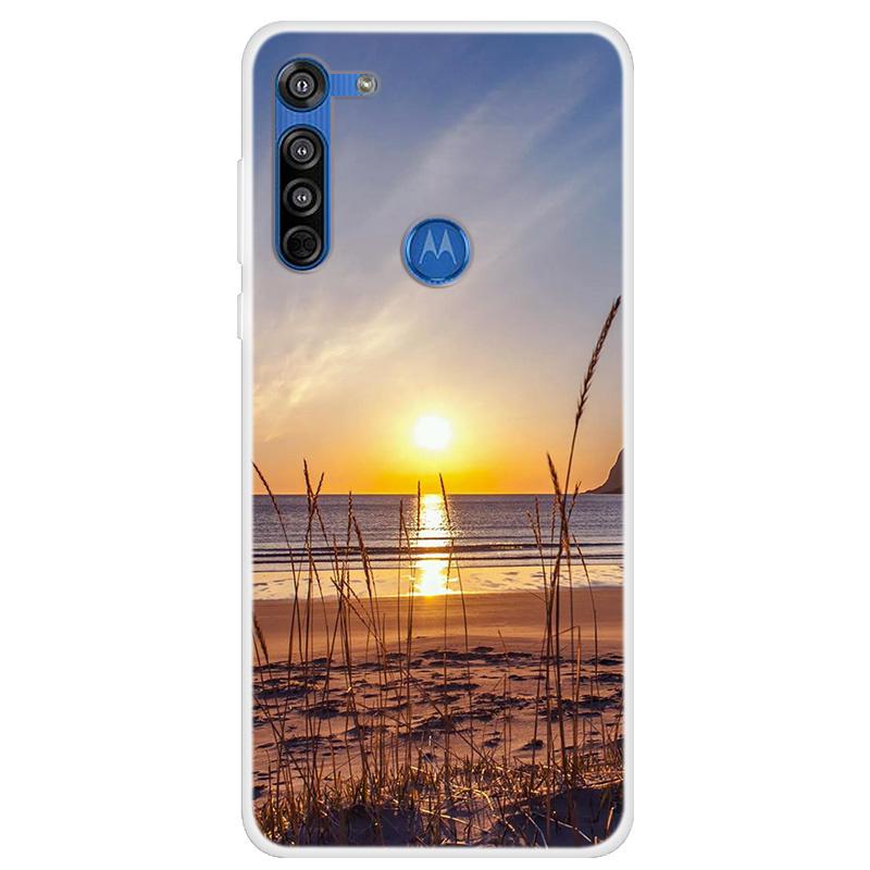 Moto G8 Power Kılıfı Yumuşak Silikon Arka Kılıf Motorola Moto G8 Plus Telefon Kılıfı İçin Moto G8 Power Lite G 8 G8+ Sevimli Kapaklar