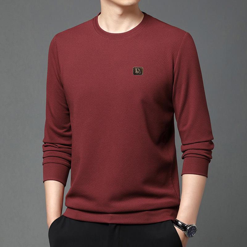2024 Men's Versatile Long-Sleeved Crew Neck Sweatshirt